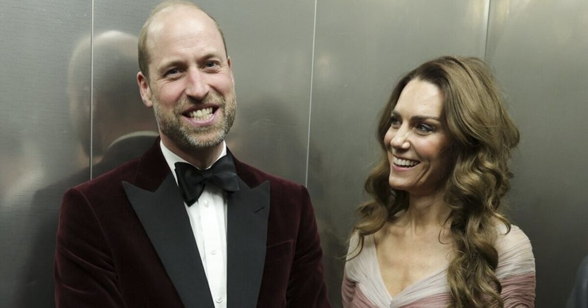 Incredible behind-the-scenes photos of Princess Kate and Prince William at BAFTAs