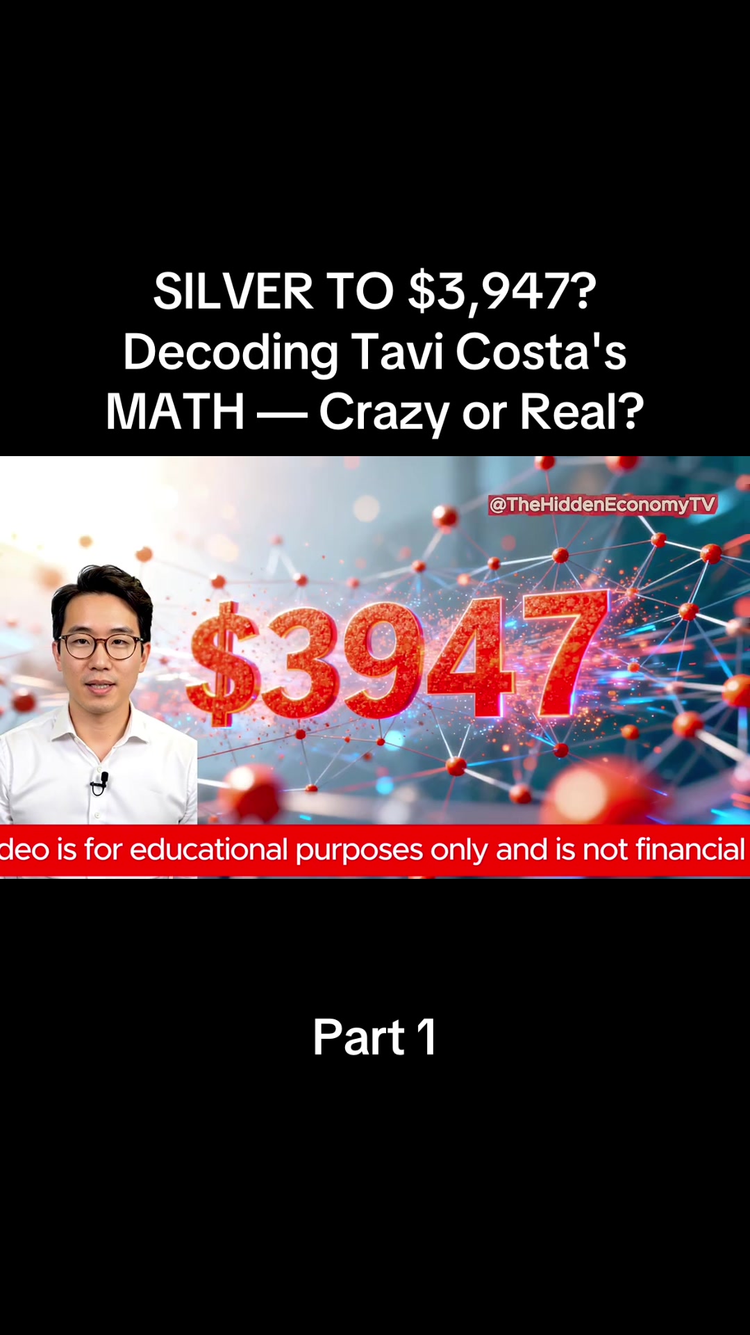 SILVER TO $3,947? Decoding Tavi Costa's MATH