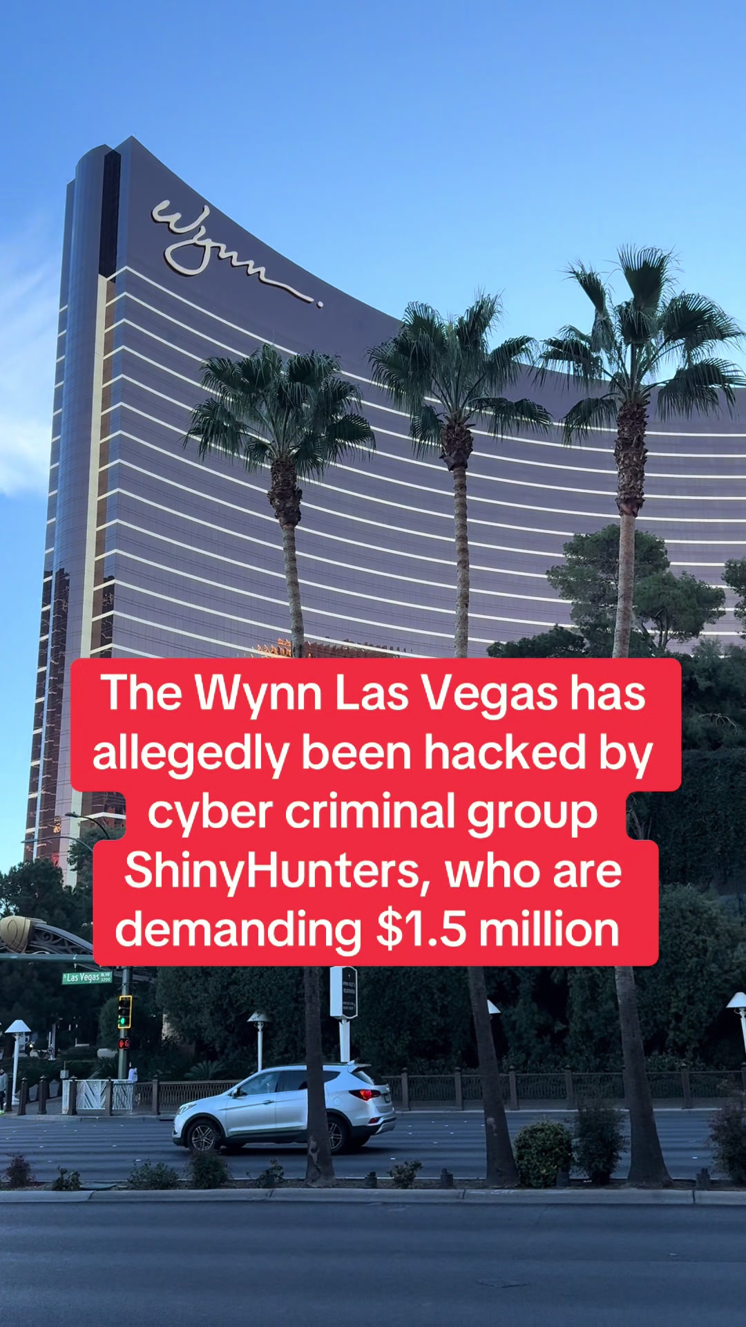 They want $1.5 million or they will release 800,000 stolen records @wynnlasvegas