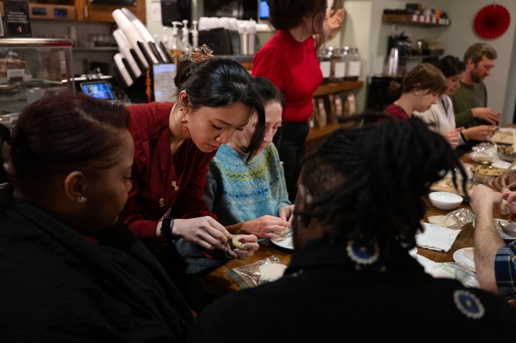 Homemade dumplings are a Lunar New Year staple. Last week, a cafe invited those who’d never made them to give it a try.