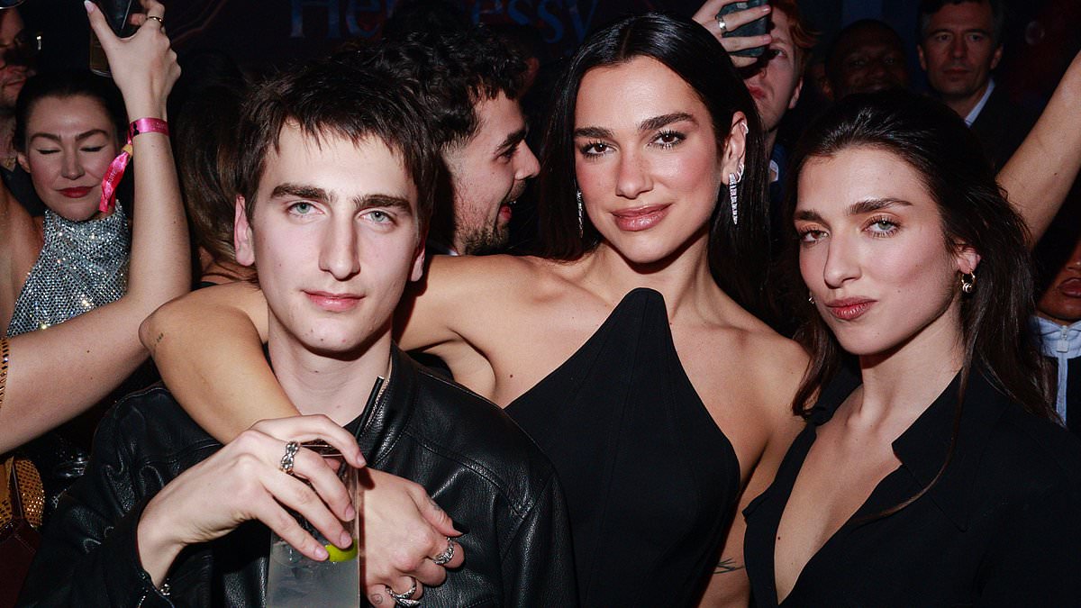 Inside Warner's wild BRITs bash with a Manchester nineties rave theme and a family reunion on the dancefloor for Dua Lipa