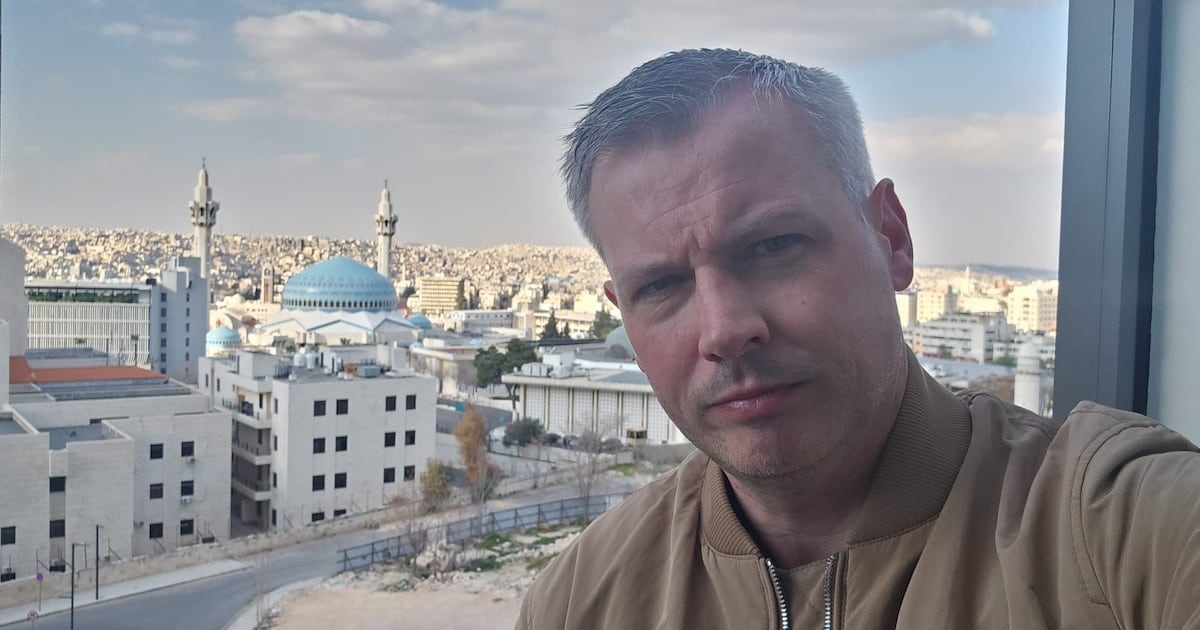 ‘You can’t help but feel a match has been struck’: Co Derry man watches missiles intercepted over Amman