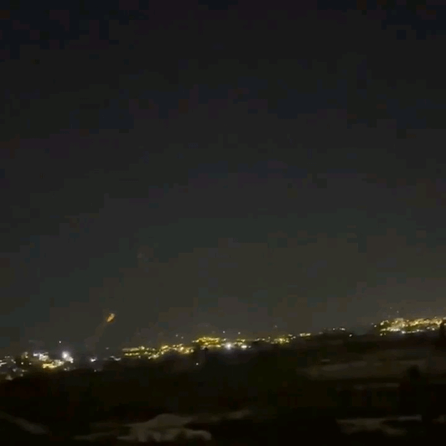 First real world use of Israel's "Iron Beam". Hezbollah launches rockets and an (invisible) laser detonates them in the sky