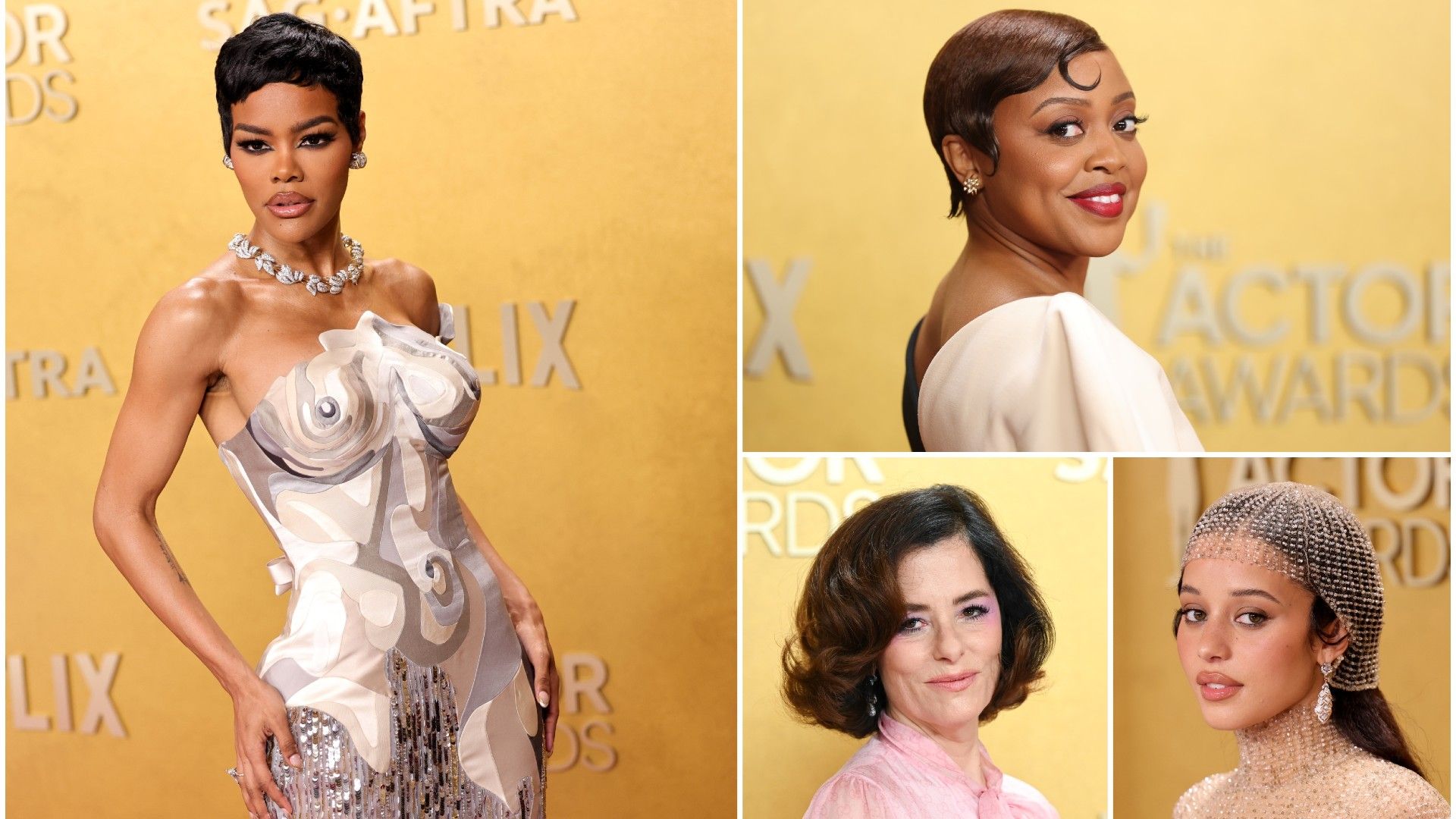 Old Hollywood Glamour Was the Red Carpet Theme For the Actor Awards—These Stars Delivered