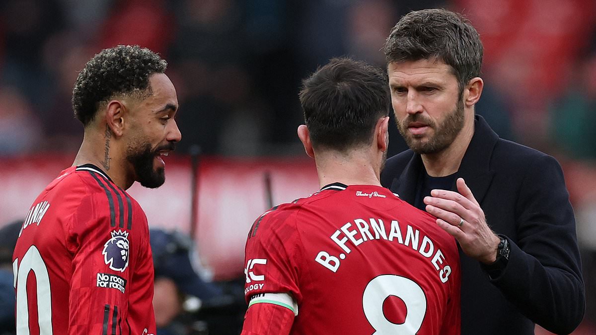 Manchester United are scoring and winning under Michael Carrick but he has an attacking conundrum on his hands for the remainder of the season, writes NATHAN SALT