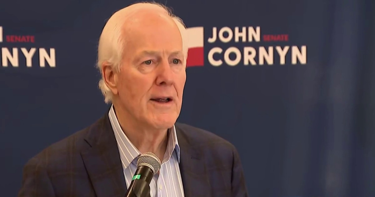 Cornyn blasts 'self-centered' Paxton after Texas GOP Senate race advances to runoff