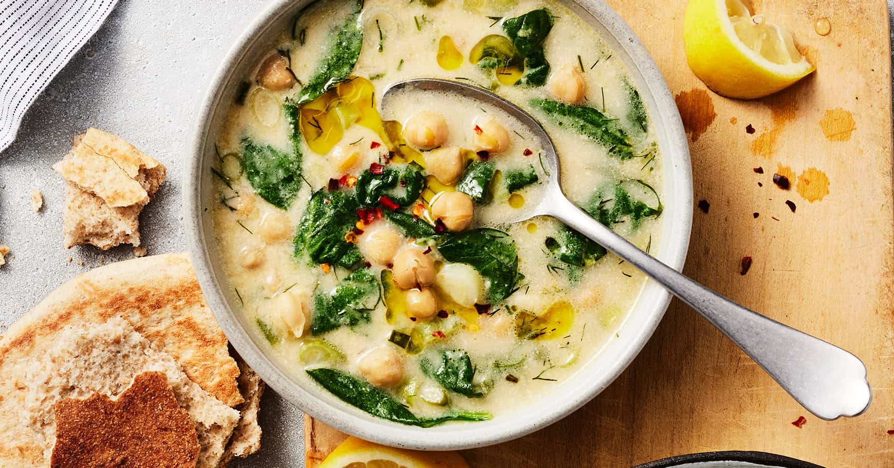 Lemon Chickpea Soup
