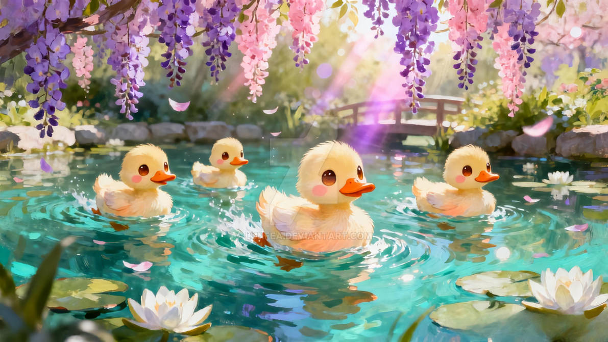 Pond Parade by Lunfea on DeviantArt