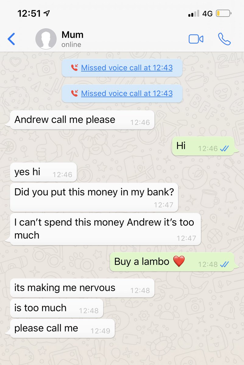 You mother didn’t birth a son for you to buy some shit flowers and say “happy Mother’s Day” She didn’t struggle to raise you for this abject FAILURE. She raised you so you could retire her. Give your mother 1,000,000 dollars TODAY as a random presents and stop allowing her to…