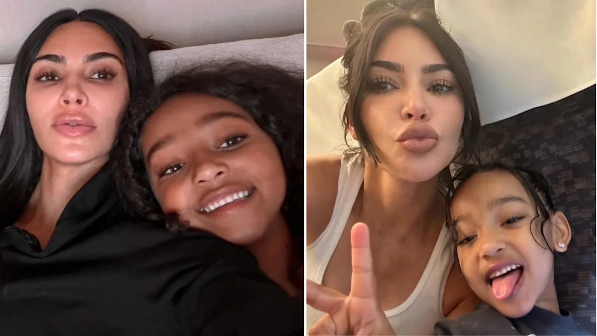 Kim Kardashian Shares a Look at Her Life as a Mom in Adorable Selfies With Daughter Chicago