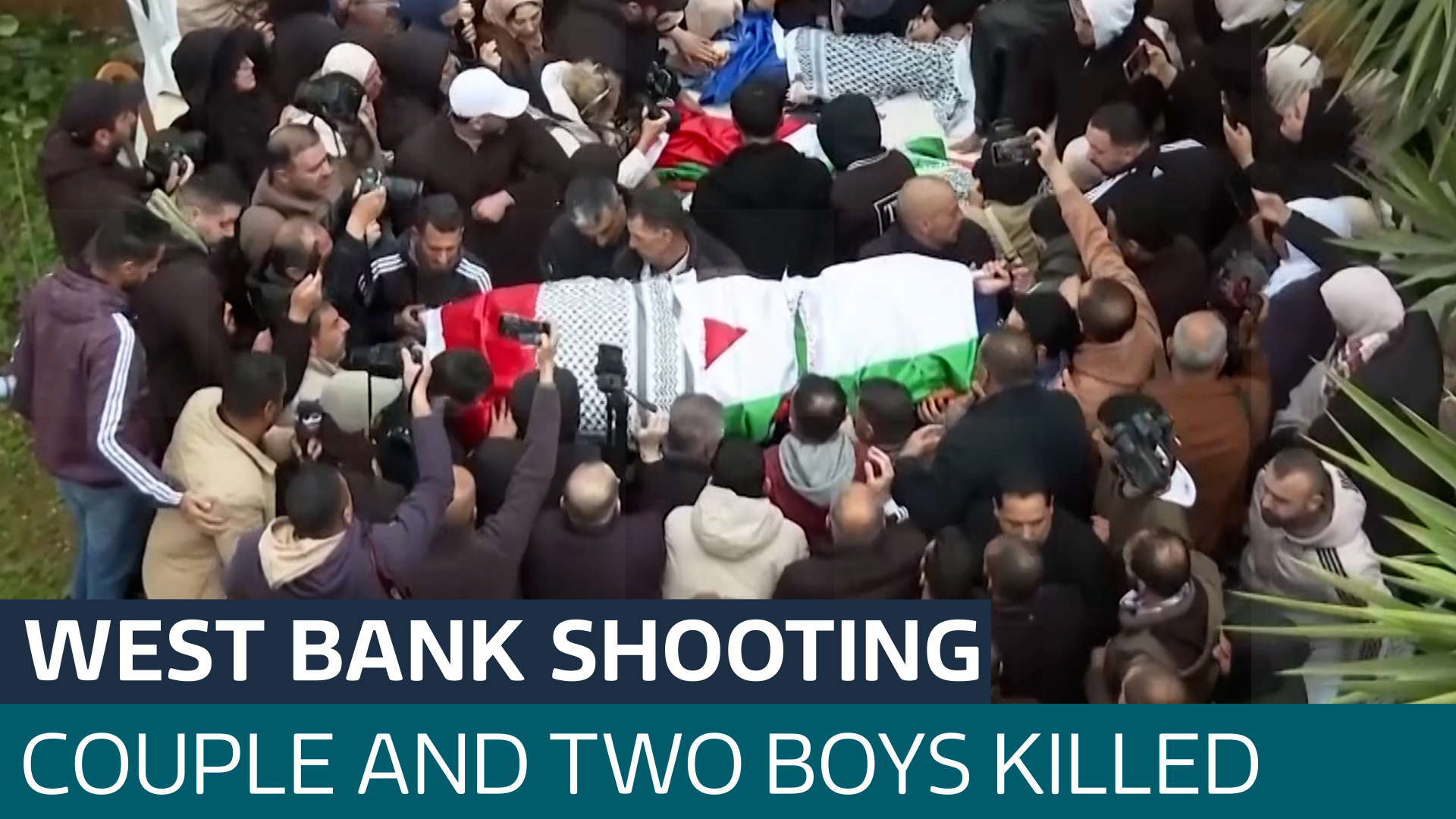 Two Palestinian boys and their parents shot dead by Israeli forces in occupied West Bank - Latest From ITV News