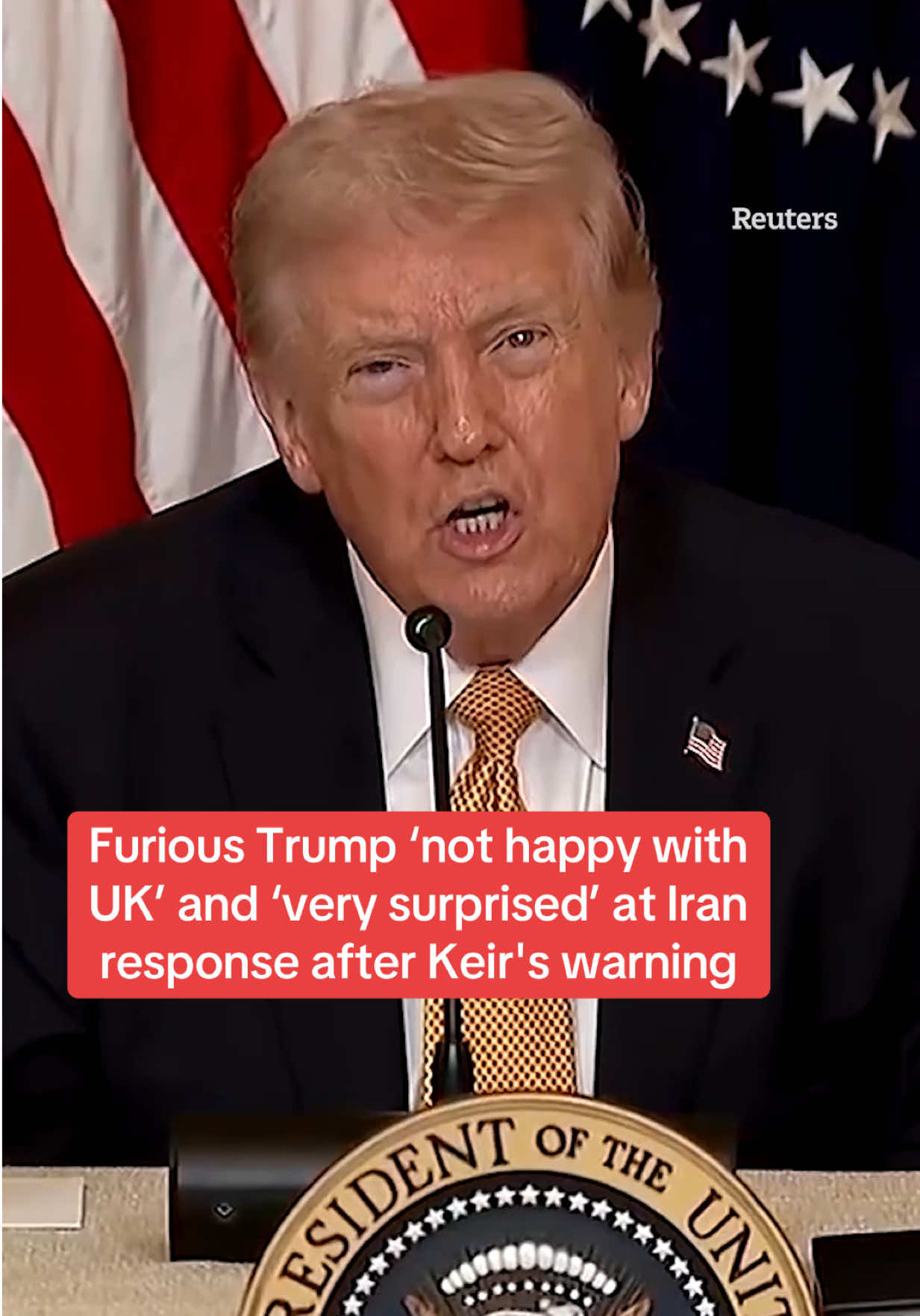 Furious Donald Trump has slammed Sir Keir Starmer’s 'terrible' response to Iran, saying he is 'not happy with the UK' after the Prime Minister warned he won't be drawn into war. Read the full story above. #donaldtrump #keirstarmer #iranwar