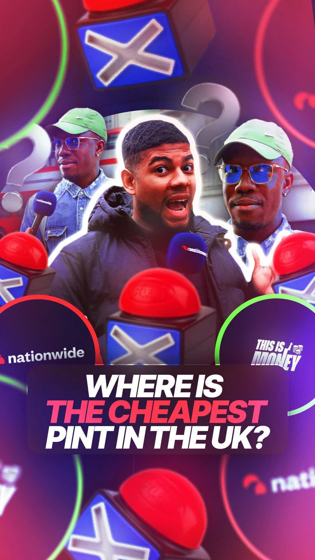 @Nationwide Building Society asked the nation where was the cheapest pint in the UK. #ThisIsMoney #Pint #Money #ringthebuzzer