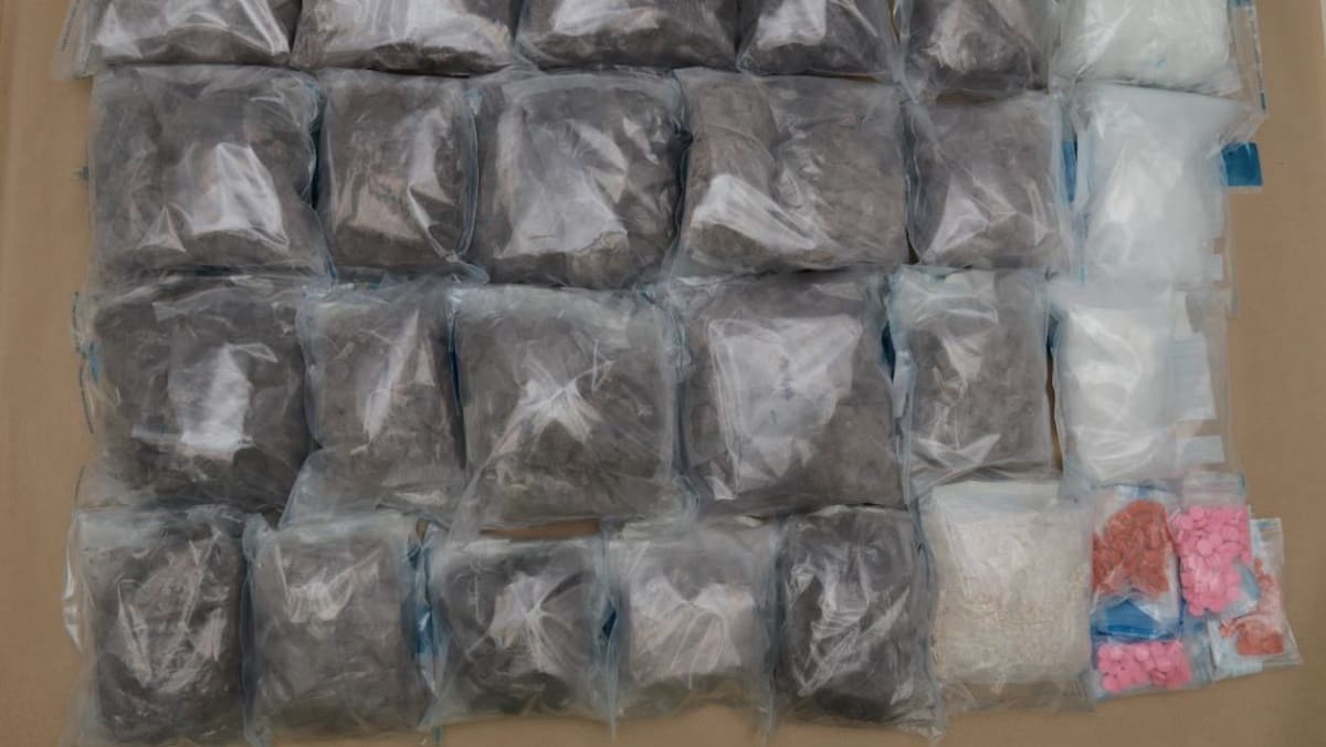 Drugs worth over S$2 million seized in two land checkpoint smuggling cases