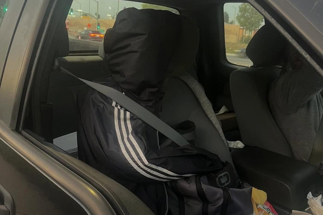 Look: Driver caught with fake passenger in California carpool lane