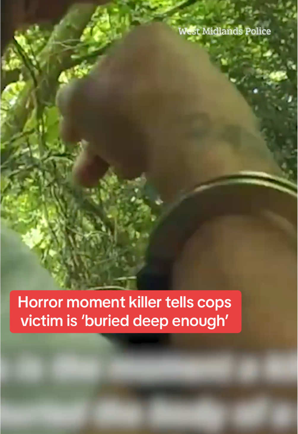 This is the chilling moment a monster tells police that a woman he had killed was buried “deep enough” after taking them to the site of her burnt body.  Click on the link for the full story.  #TrueCrime #News #BodyCam #Police