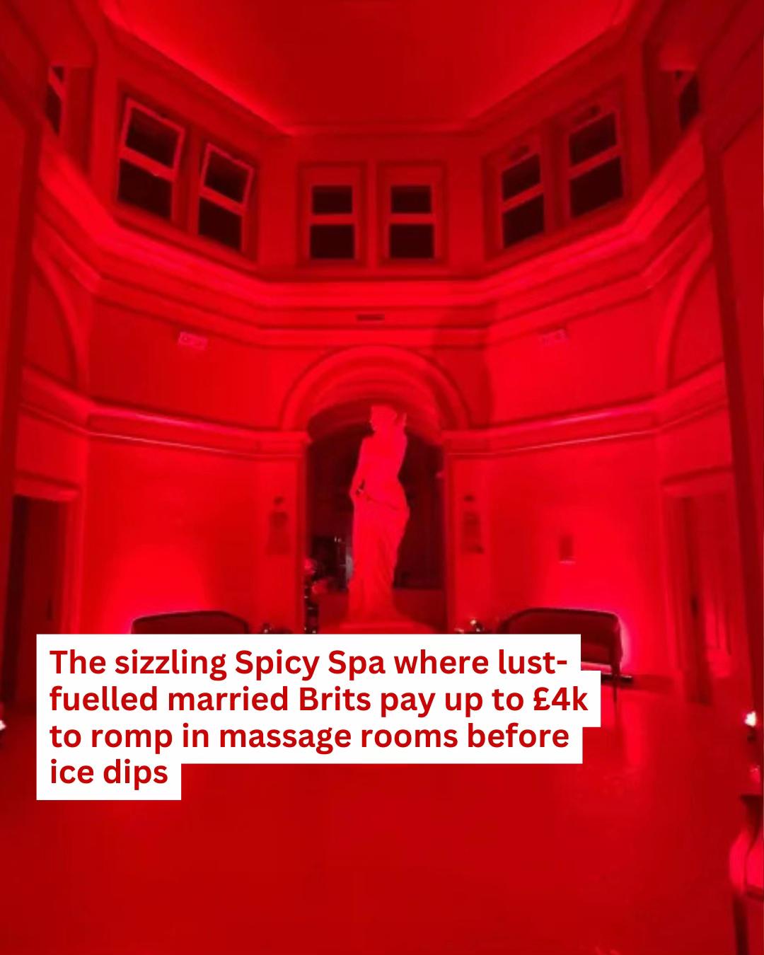 More than 400 extremely open-minded, lust-fuelled guests descend on the 220-room hotel for its once-a-year event. Now in its second year, prices for four days at the ‘Spicy Spa’ - as the event is known fondly in the swinging circles - start from an eye-watering £1,200 depending on the room type. Almost anything goes here - a venue which gives a whole new meaning to your average couple’s massage. Read the full story above. #Spa #Romance #Hotel #WorldNews
