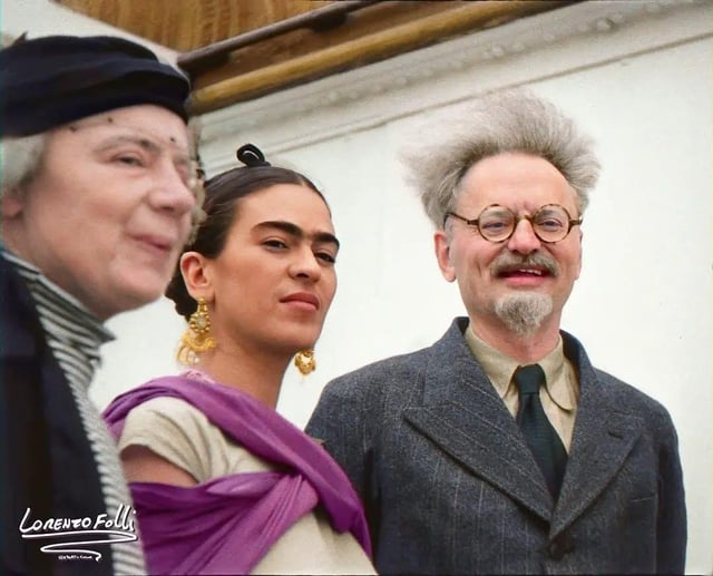 Leon Trotsky and Frida Kahlo, 1937 [1024x803]