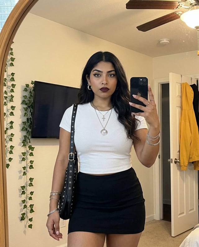 would never get tired of white tees ✨