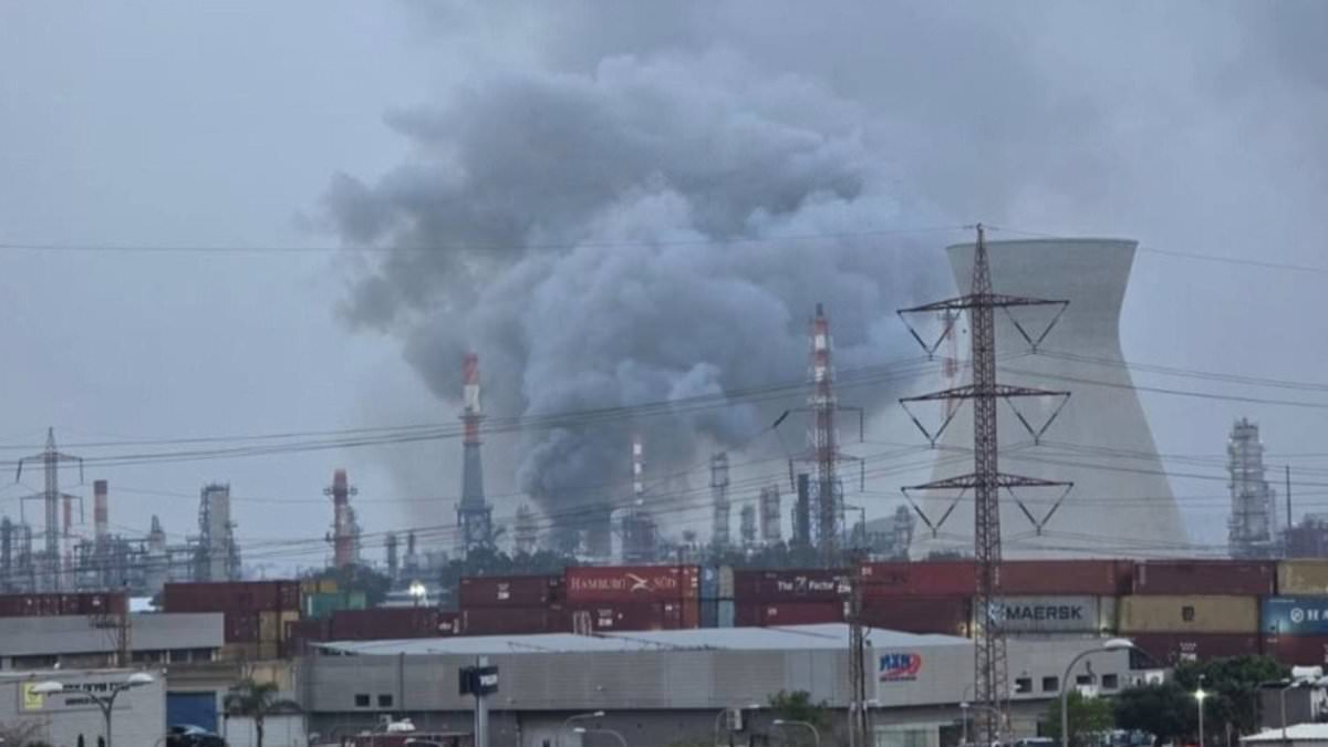 Huge fire breaks out at Israeli oil refinery following Iranian missile strike - live updates