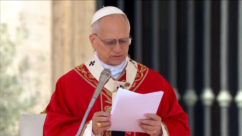 Pope Leo condemns ‘those who wage war’