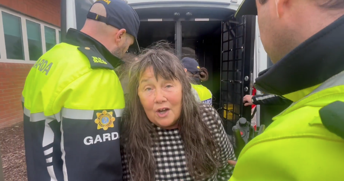 Moment Enoch Burke's mother and sister arrested caught on camera as they now