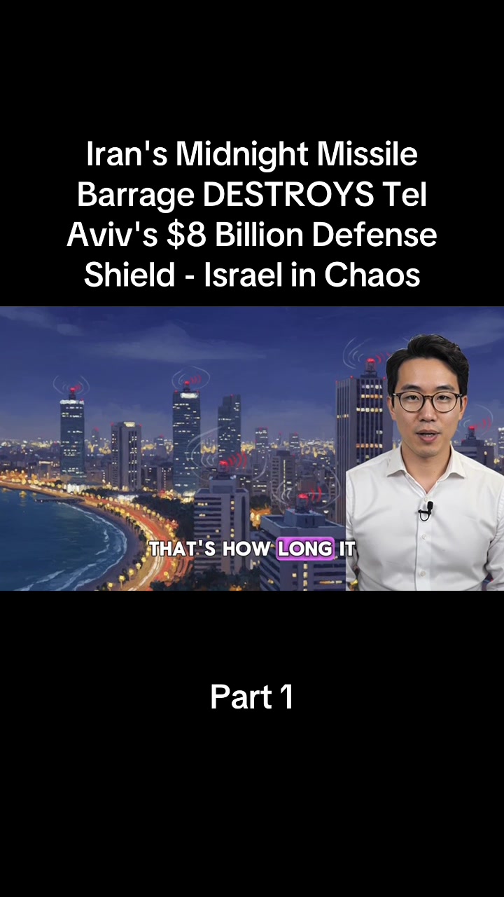 Iran's Midnight Missile Barrage DESTROYS Tel Aviv's $8 Billion Defense Shield
