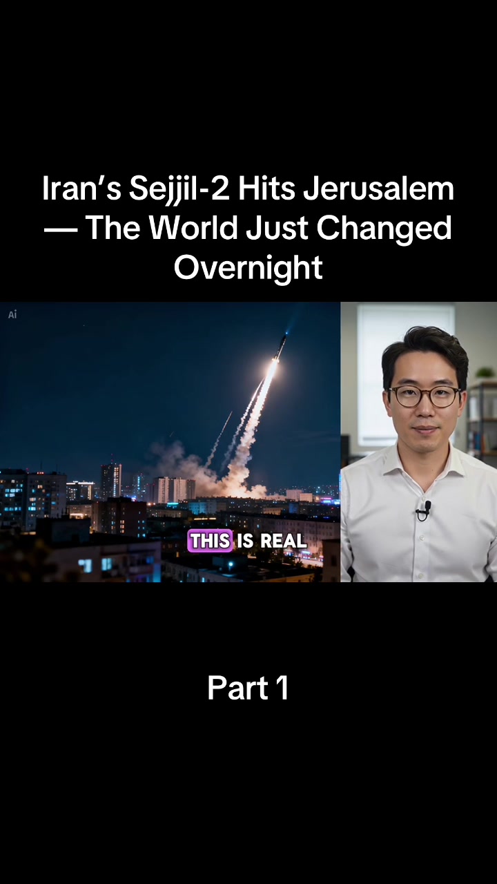 Iran’s Sejjil-2 Hits Jerusalem — The World Just Changed Overnight