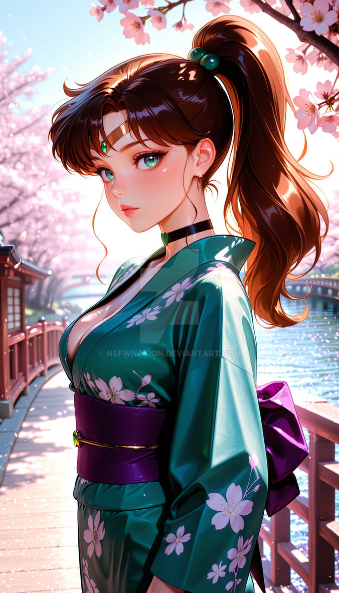Sailor Jupiter Spring Kimono aged up 22+