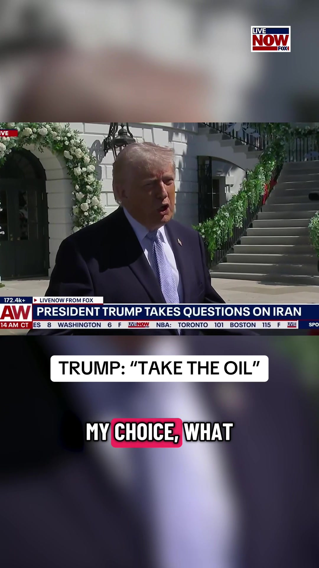 President Trump said if he had his choice he would take Iran’s oil.  #news #iran #president #trump