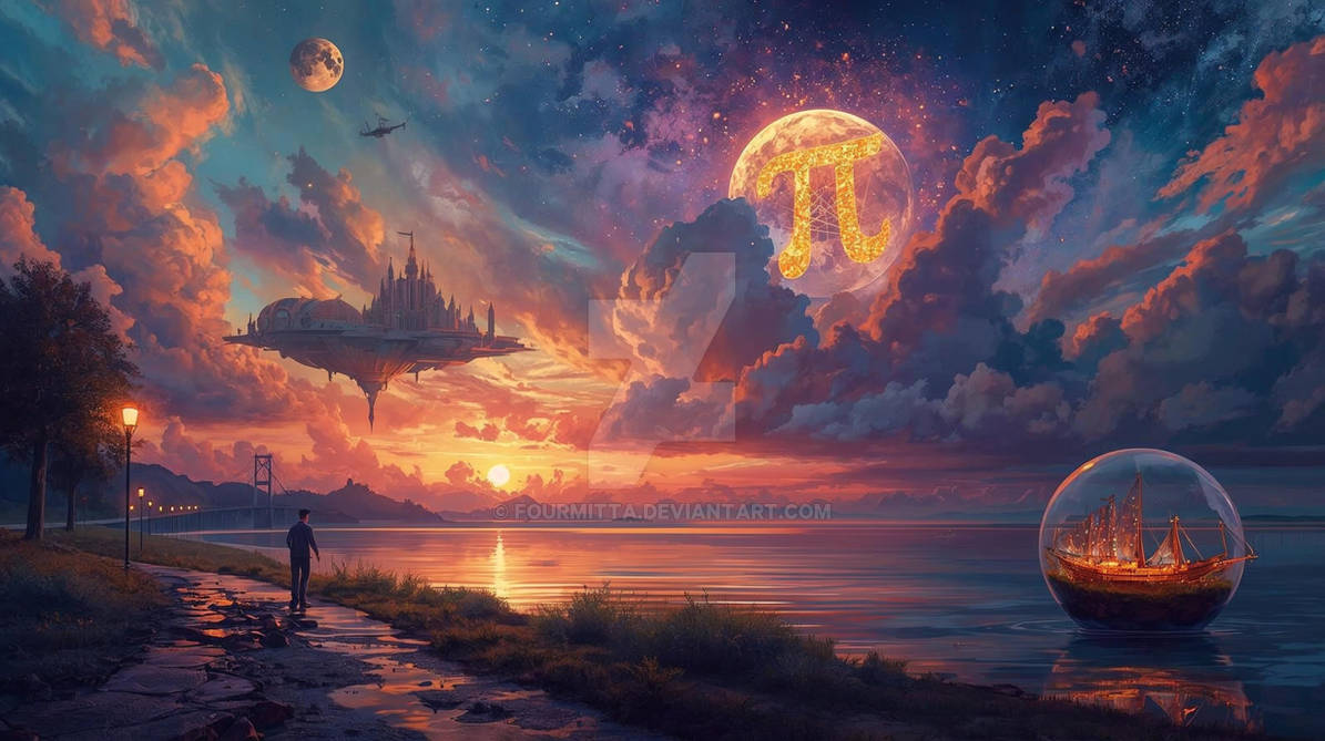 The Pi Universe by fourmitta on DeviantArt