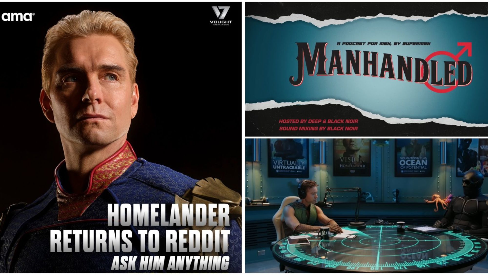 The Boys: Homelander Set for Reddit AMA; The Deep/Black Noir Podcast