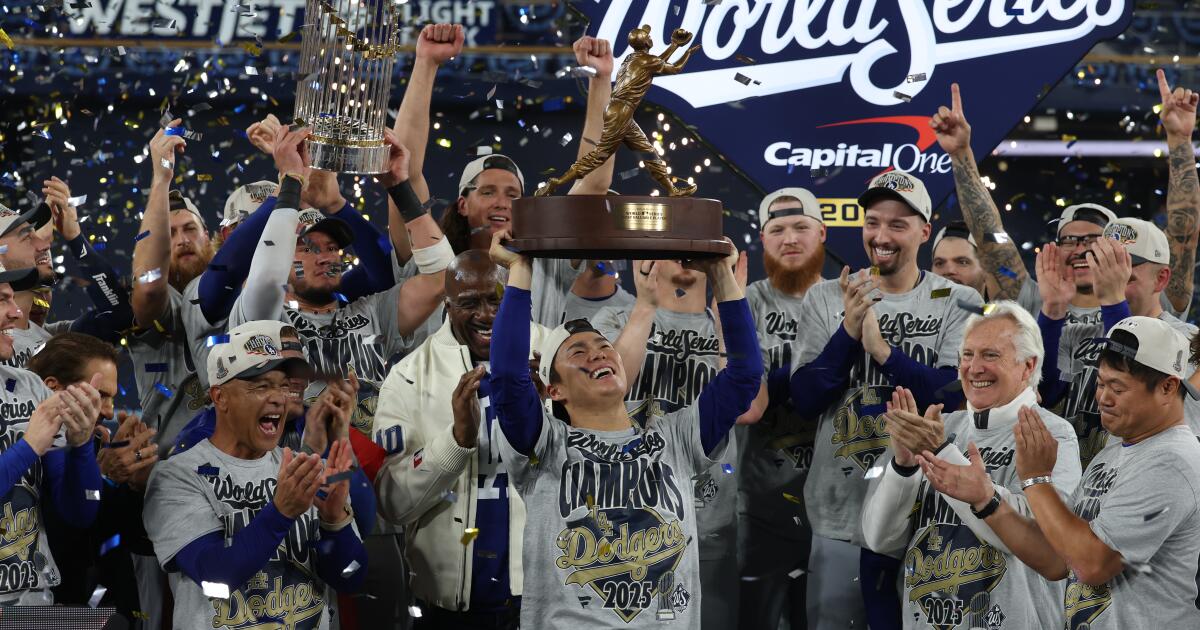 Shaikin: 'A really good time': How Dodgers spent the first few hours after winning the World Series