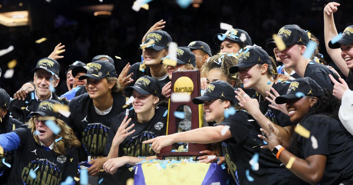 UCLA crushes South Carolina to win NCAA women's basketball national championship