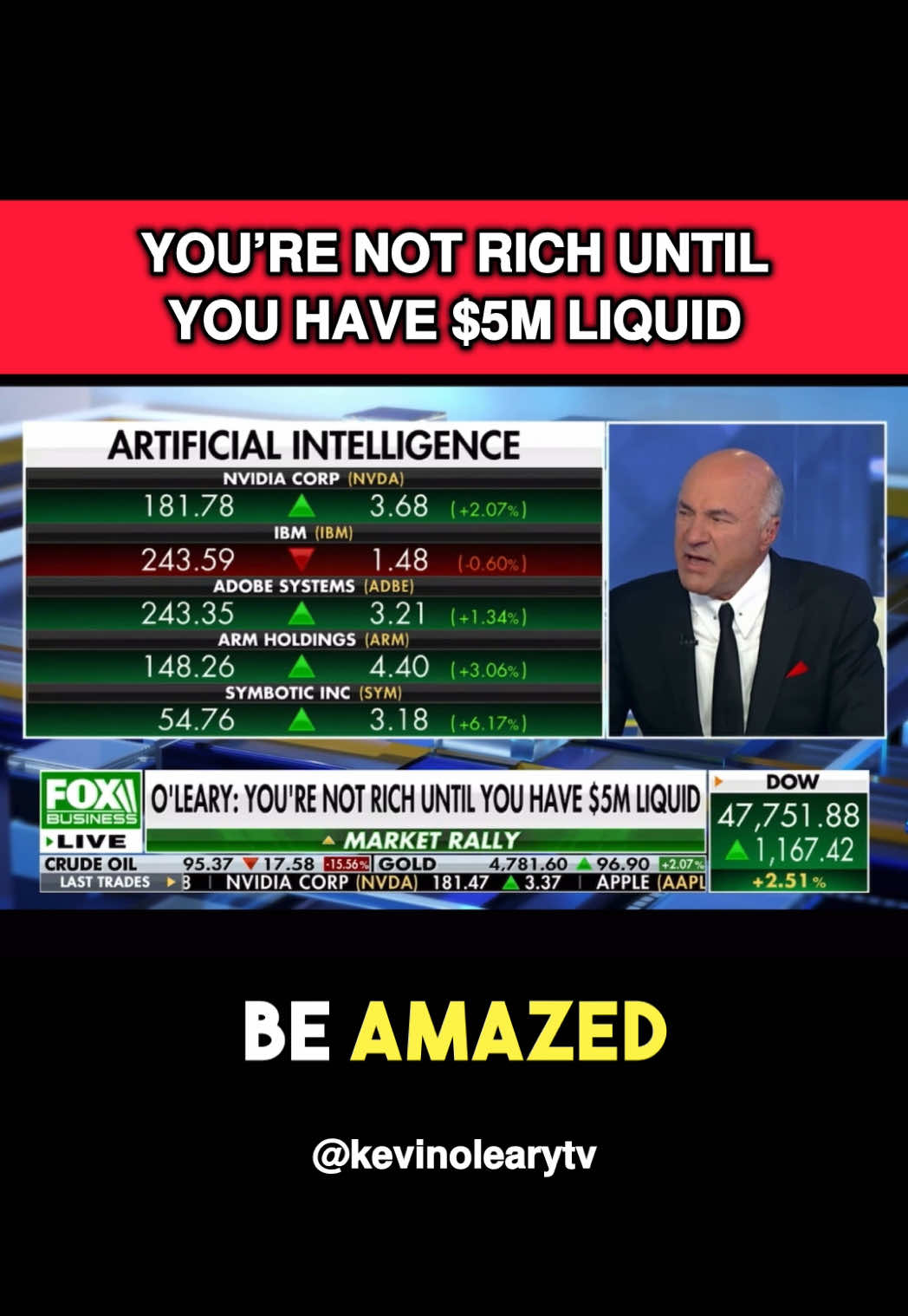 You'd be amazed how many wealthy people that say they're rich do not have liquidity. Liquidity is defined by the ability at any moment to have liquid cash. You're not rich if it's all tied up in real estate. You're not rich if it's in jewelry and in cars and in boats and all that stuff. Sure. It's very hard to get 5 million liquid because in this market, that makes you $250,000 a year pre-tax. You have a family of four and poo-poo hits the fan in your world and everybody loses their job, you can sustain a family of $250k pre-tax. That's why it's the magic number.