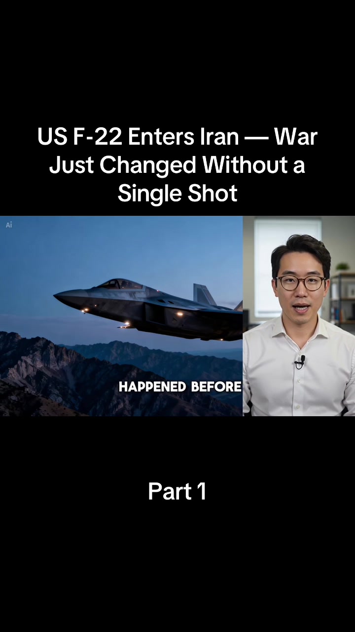US F-22 Enters Iran — War Just Changed Without a Single Shot