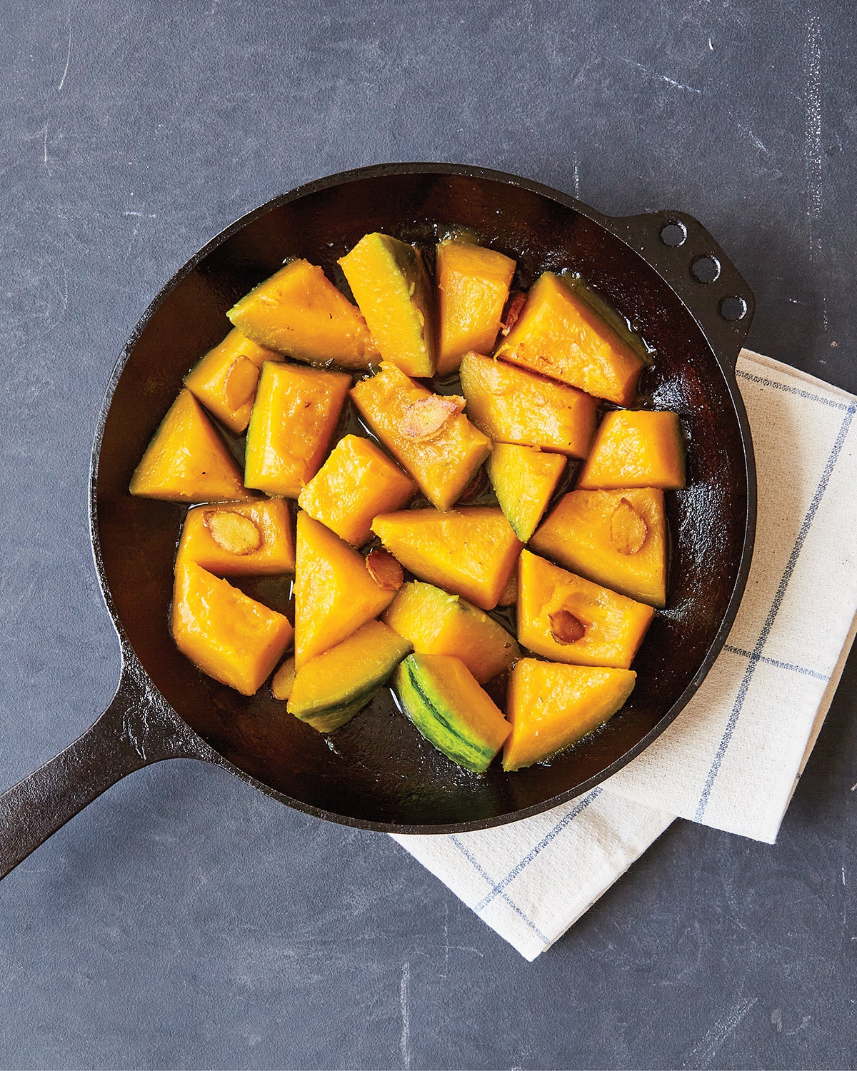 Braised Kabocha Squash With Ginger
