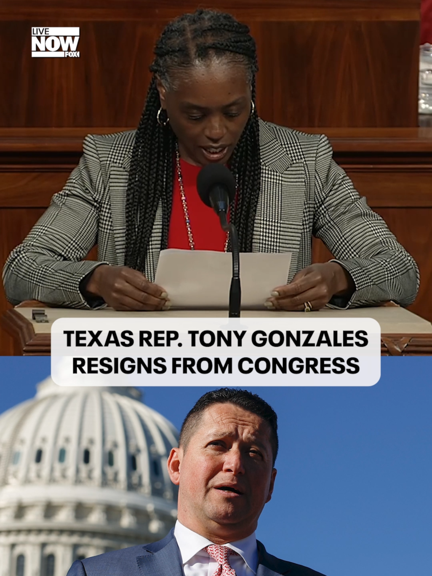 Rep. Tony Gonzales (R-TX) announced his resignation from Congress on Tuesday, April 14th. The House read Gonzales’ resignation letter on the floor, it takes effect at midnight ET. Gonzales’ decision comes on the heels of calls for his resignation. He faced an expulsion resolution and had announced plans to "file his retirement" but did not specify when he planned to step aside.