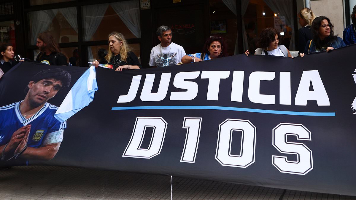 Retrial begins over death of Diego Maradona: Football icon's medical team accused of 'treating him like an animal' in 'house of horrors' return to court in Buenos Aires