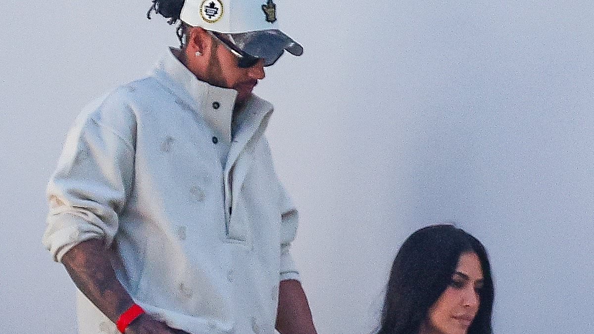 Kim Kardashian gets serious with Lewis Hamilton as they home shop