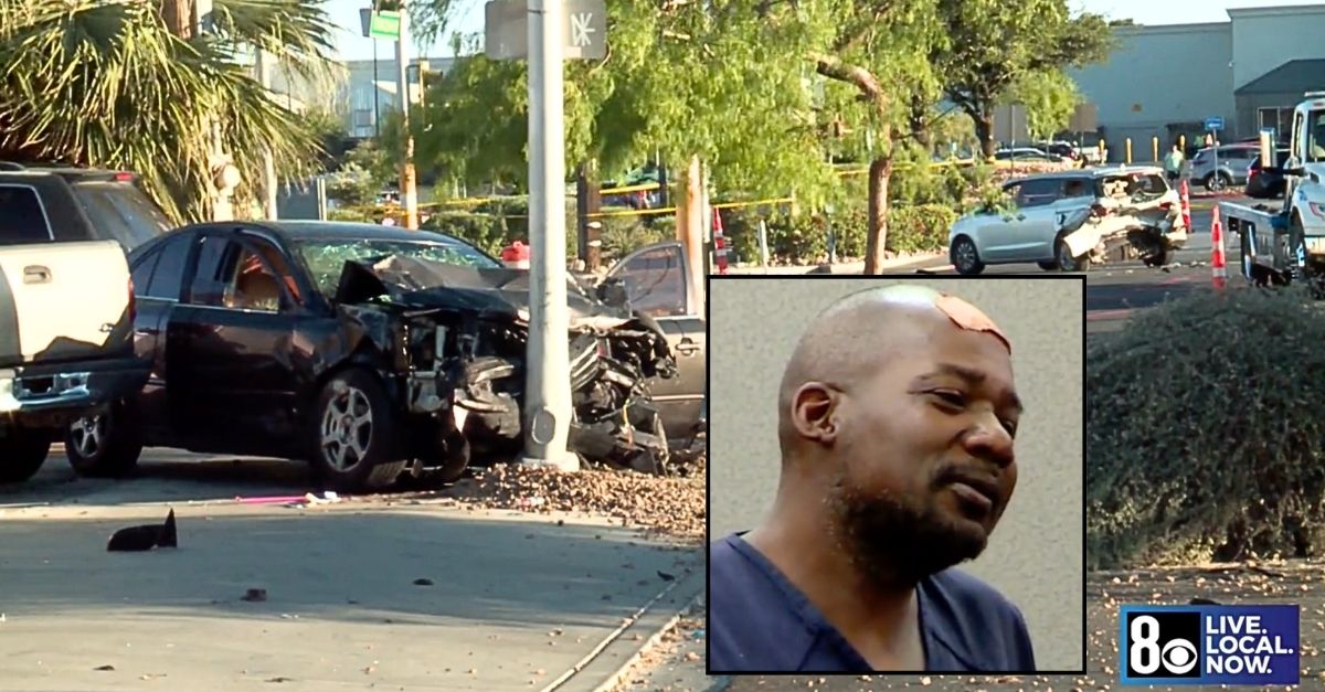 'I was trying to beat the light': Man obliterated car with immobile person inside, killing them after jumping in vehicle at Walmart and taking off, cops and family say