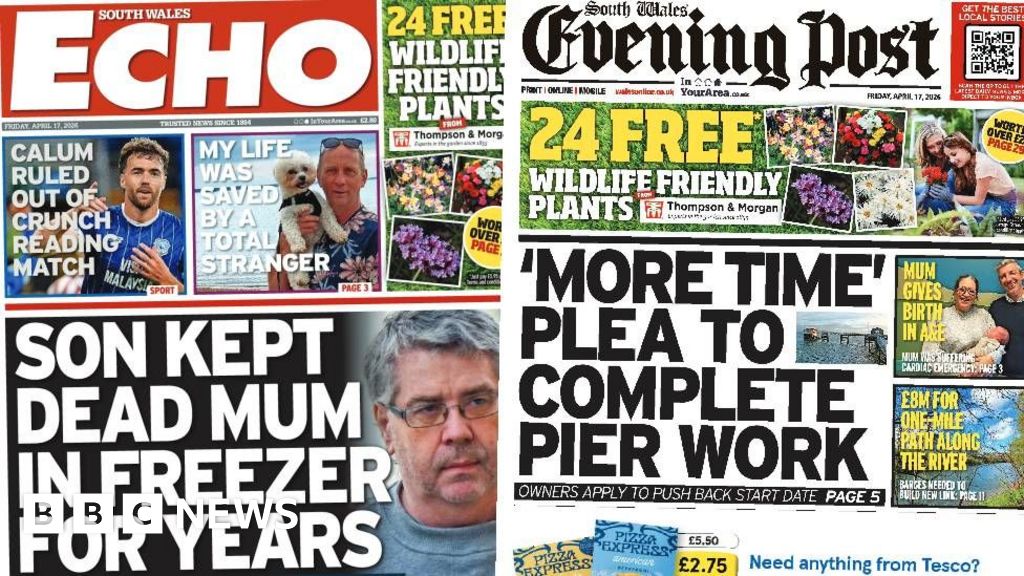 Dead mum kept in freezer and more time needed to finish pier