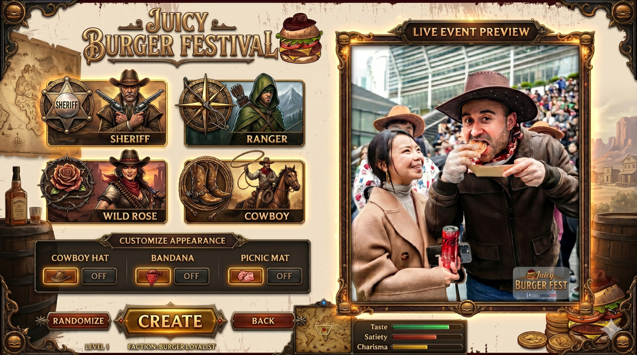 Juicy Burger Fest VIP Cards: Unlimited 10% Discount & Exclusive Swag