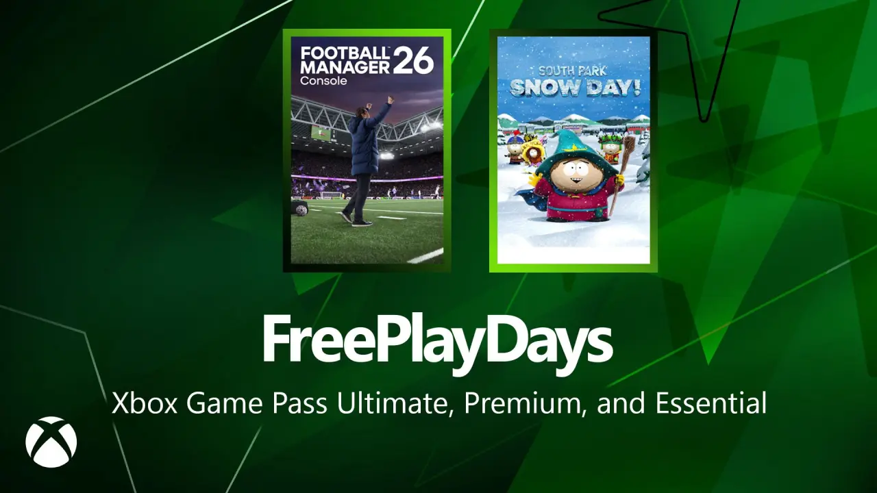 Football Manager 26 and South Park: Snow Day join Xbox Free Play Days