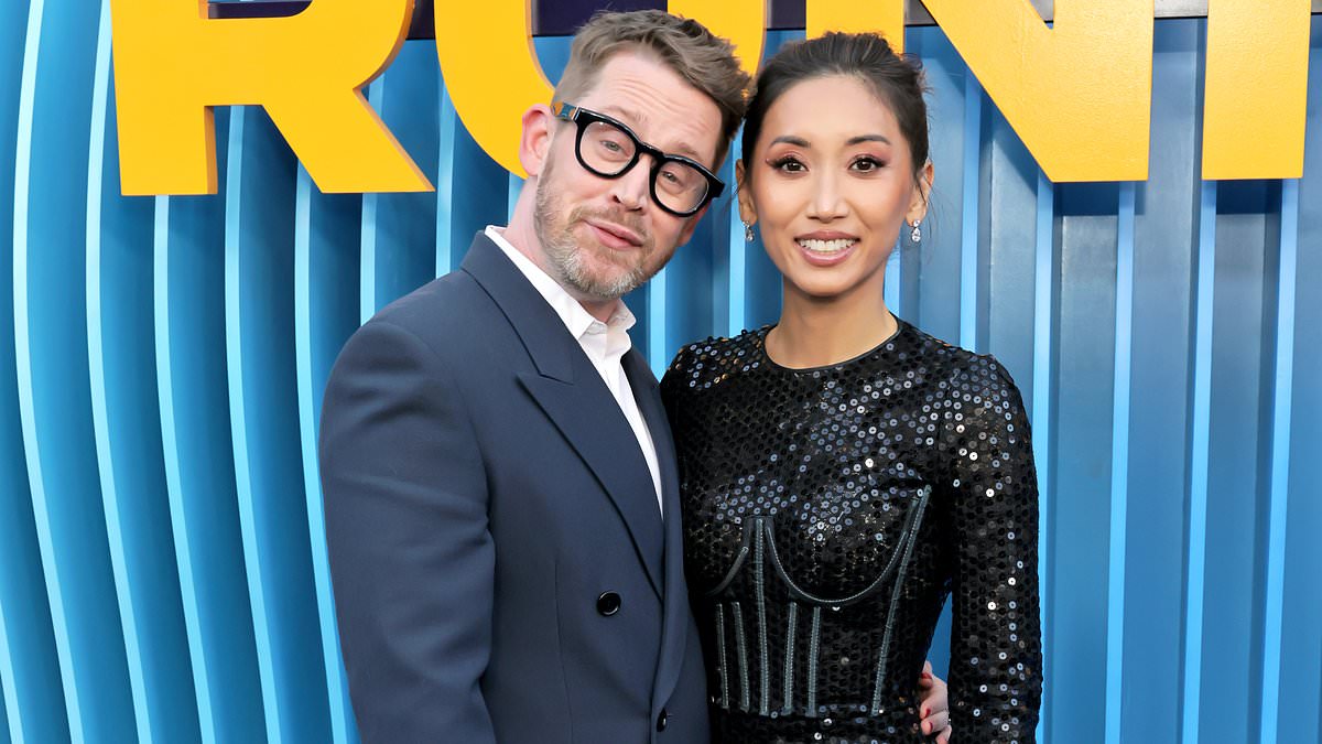 Macaulay Culkin and Brenda Song can't keep their hands off each other after nearly 10 years together