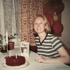 My mom, Estelle, on her 30th birthday, August 4, 1965, Flushing, NY