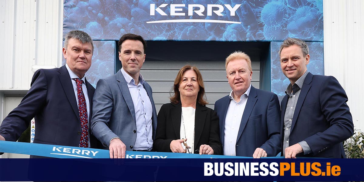 Kerry Group opens expanded biotechnology manufacturing facility in Cork