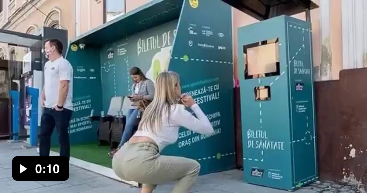 In Romania, passengers can pay for a bus ticket by doing 20 squats. A device counts the squats and then issues a ticket valid for a trip on the transport network. What do you think of this idea?