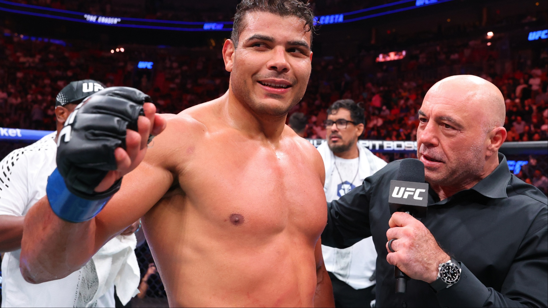 Joe Rogan crowns Paulo Costa as future UFC light heavyweight champ after Carlos Ulberg's ACL injury