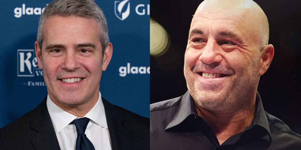 Andy Cohen slams 'f—king idiot' Joe Rogan over politics
